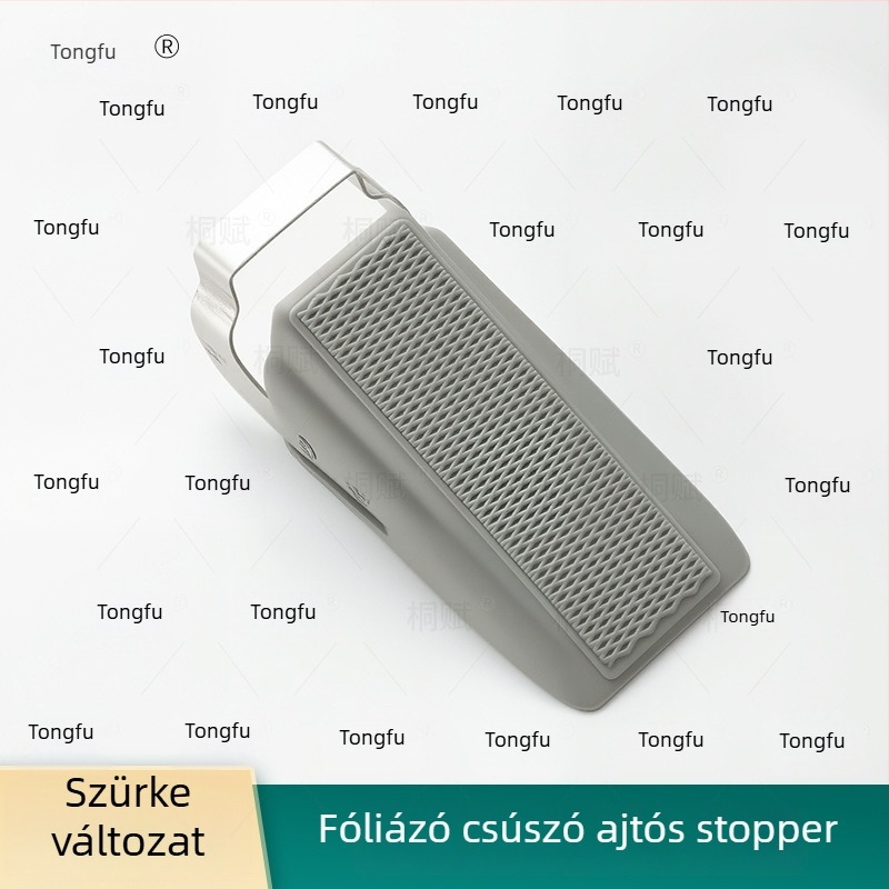Rozsdamentes acél ajtó stopper, mozgatható, padlóra szerelhető, kézi működtetés, modell Ml-stainless steel door stopper