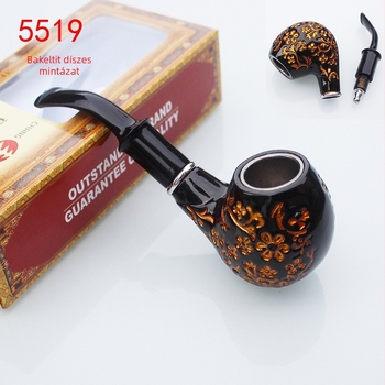 Pipa – ívelt faragott tisztító szűrő, gyanta, Water Ice, 5519, Zhejiang