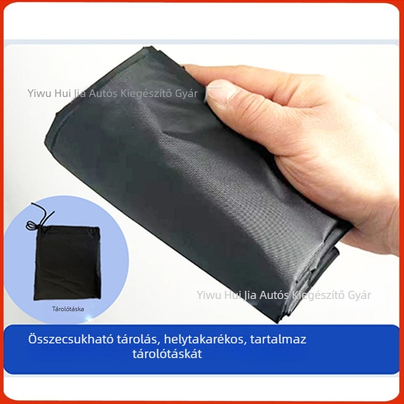 Univerzális autó hátsó szélvédő hóvédő, mágneses rögzítés, minimalistista csíkos kialakítás, 100 g