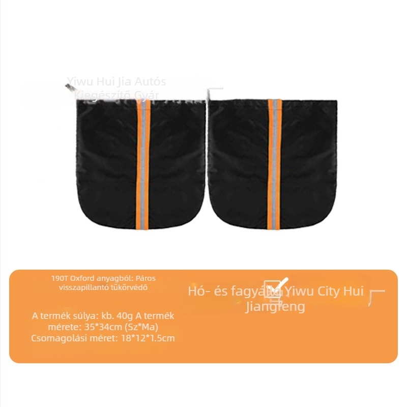 Univerzális autó hátsó szélvédő hóvédő, mágneses rögzítés, minimalistista csíkos kialakítás, 100 g