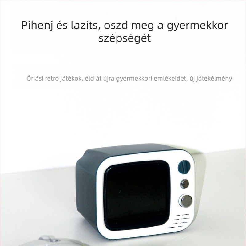 Rétro mini TV játékkonzol vezeték nélküli kétfős játékhoz, eredeti játék szoftverrel, 8‑bites operációs rendszer, USB interfész, nosztalgikus dizájn