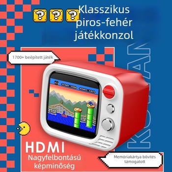 H7 TV játékkonzol – kétjátékos, 720p kimenet, ABS retro dizájn