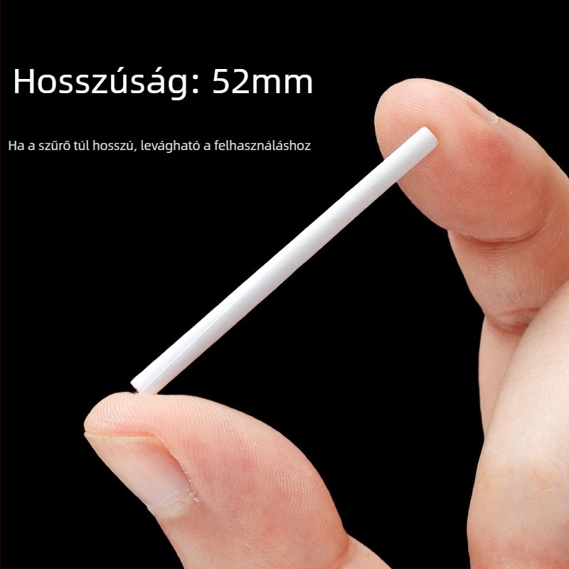 Egyszer használatos papírszűrő elem pipa számára, 100 darabos csomag
