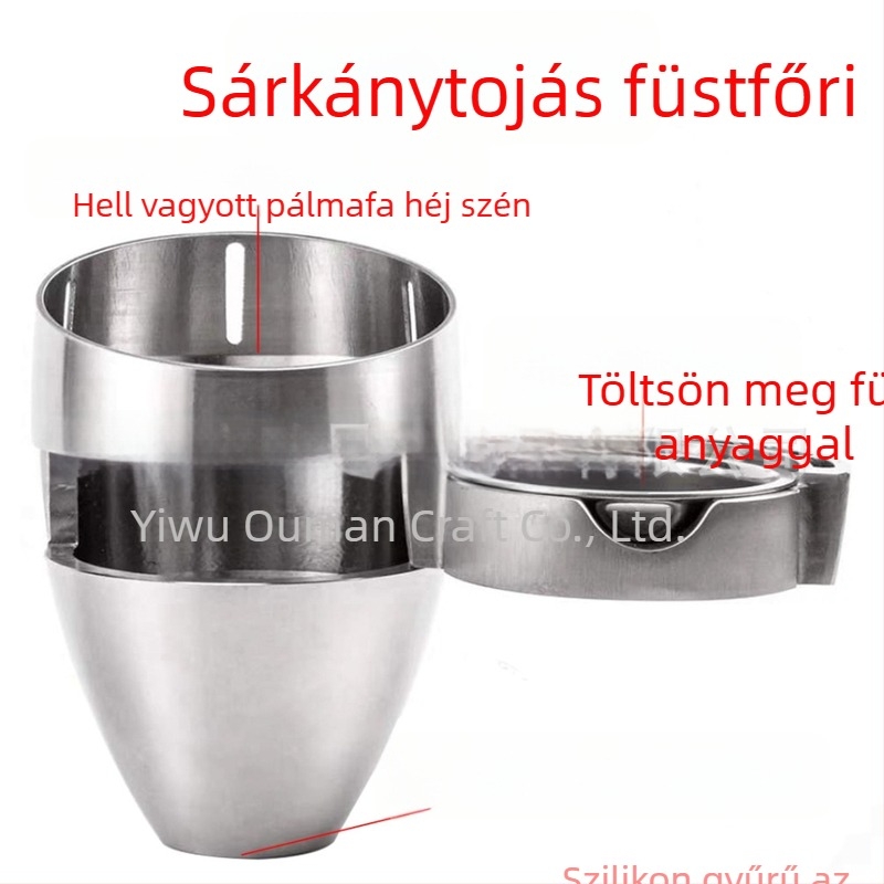 Hookah cső kiegészítő – rozsdamentes acél; újrahasználható; stílus: megfizethető lux; testreszabás nélkül