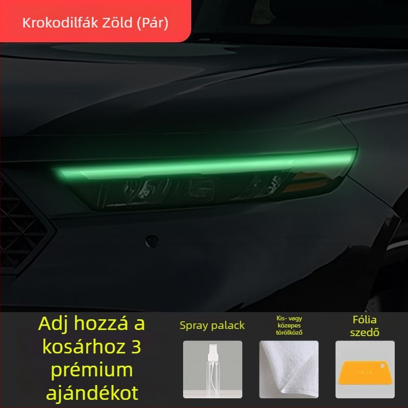 Honda Accord 2023-2025 fényszóró színváltó fólia, nappali menetfény dekoratív matrica.