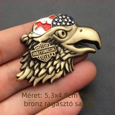 Autó karosszéria matricája 3D sas mintával | Márka: Friend | Anyag: 3D matricák | Beépítés módja: Öntapadó