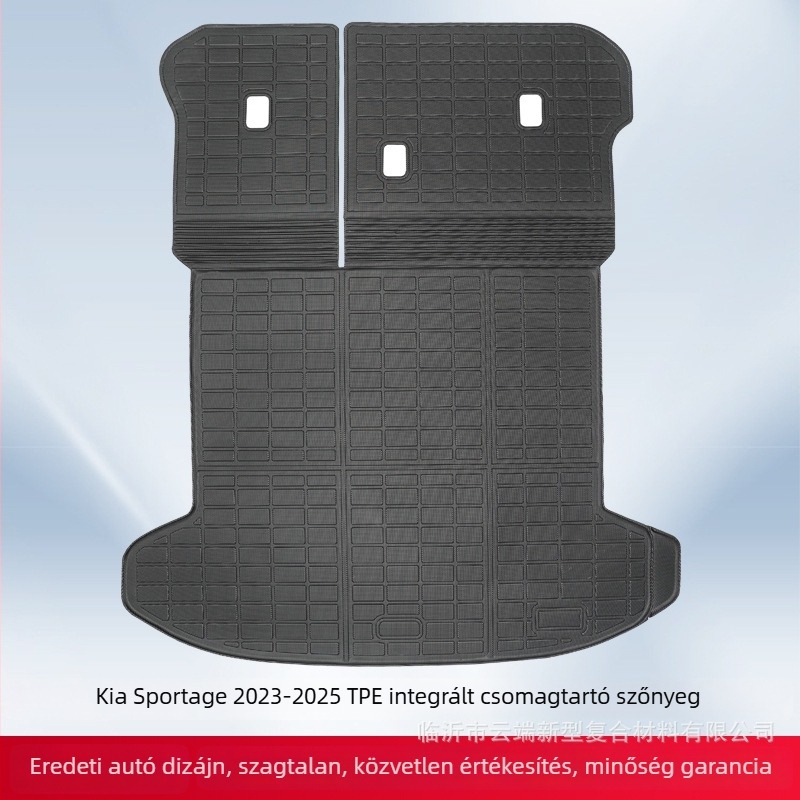 PHYLORIS Kia Sportage 2023-2024 3D Minden időjárásnak megfelelő TPE autópadló- és csomagtartó szőnyeg – Testreszabás elérhető