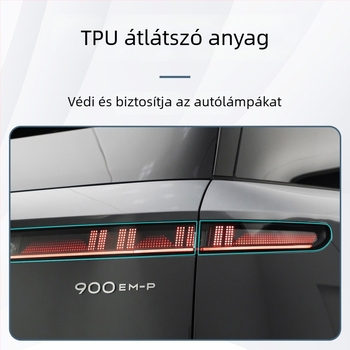 Lynk & Co 900-hoz fényszórófilm, TPU anyag, DRL film, átlátszó