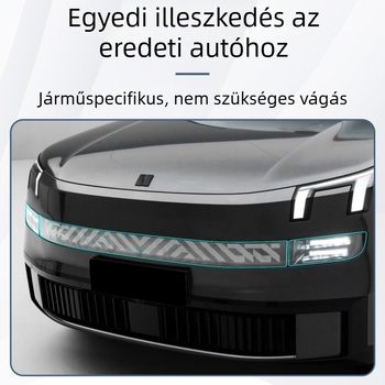 Lynk & Co 900-hoz fényszórófilm, TPU anyag, DRL film, átlátszó