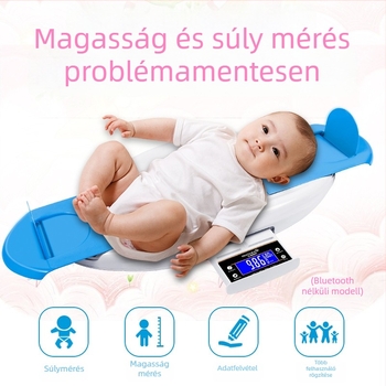 Hochoice Flower Tide High-Tech baba mérleg, súlymérés, max. 30 kg, 0–6 évesek számára