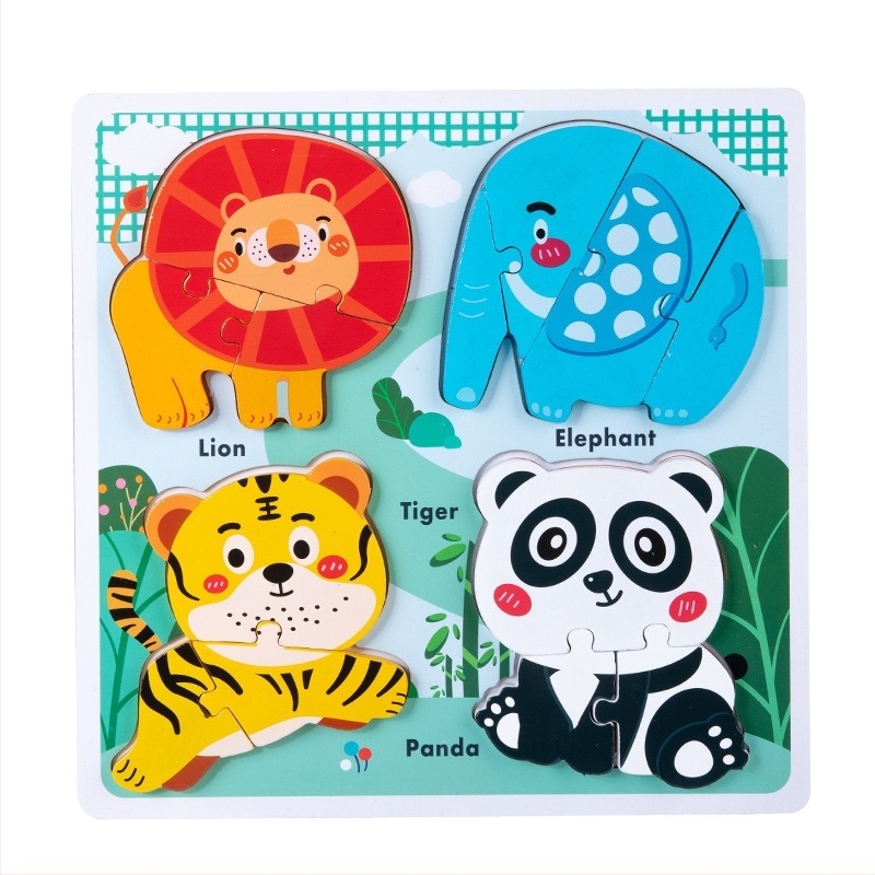 Fa 3D puzzle 0–3 éveseknek – Bliszter csomagolás, testreszabható minták