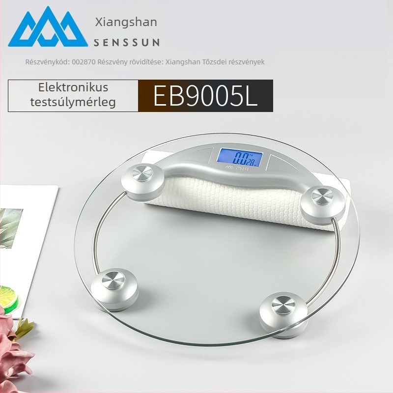 Fragrant Hill otthoni használatra szánt elektronikus mérleg, 150 kg kapacitás, akkumulátoros működés