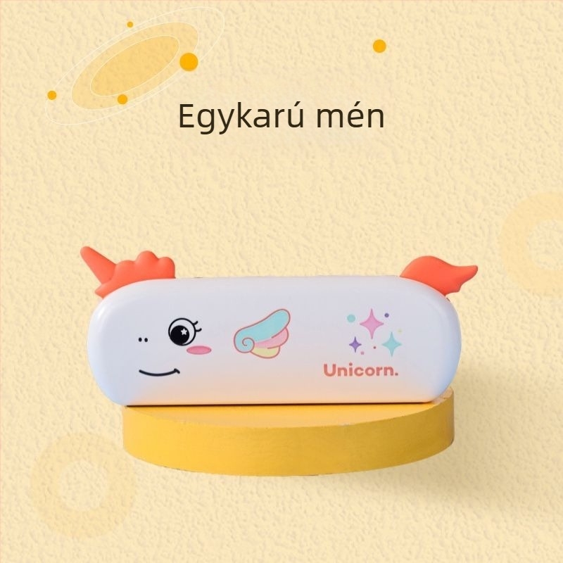 HONGDA műanyag harmonika gyerekeknek, 4-6 éveseknek, kereskedelmi dobozban, fejleszti az érzékelést és a koordinációt