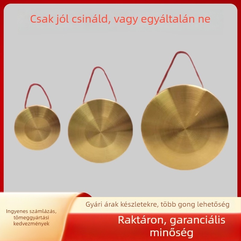 Hengyun acél gong, modell Steel gong, alkalmas zeneszerekhez, kartoncsomagolás.