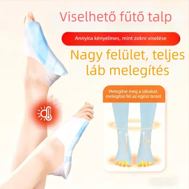 Uniszex USB-s tápegységű házi papucs, lábmelegítő