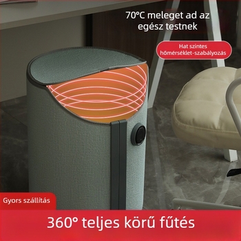 Asztal alatti fűtött talpmelegítő, USB táplálású, uniszex házi papucs, vastagított talptalpmelegítő