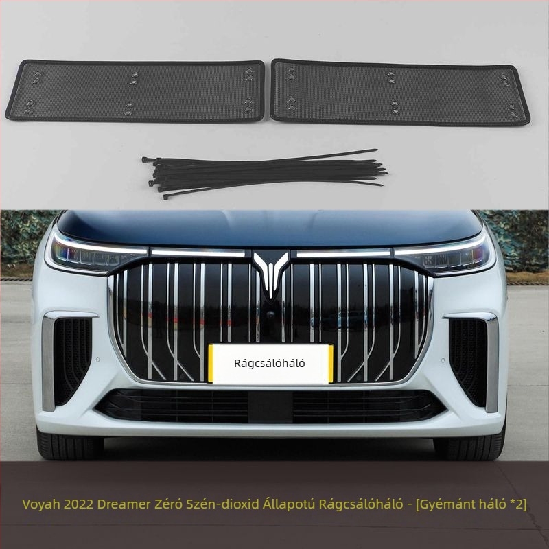 Autóvédő rovarháló a víztartály védelére, arany acélháló, nyílás 2 mm, huzal átmérője 1–2 mm, élettartam 5–10 év