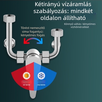 Feige U-formájú keverőcsap a fürdőszobába, modell: U-formájú keverő, stílus: modern egyszerűség