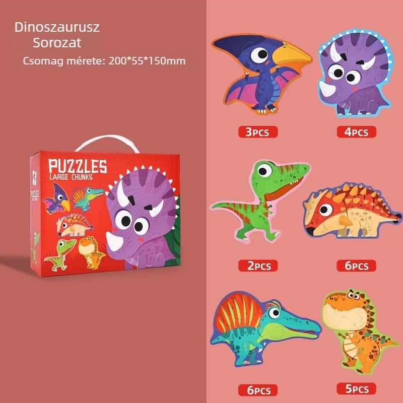 3D papírból készült puzzle gyerekeknek 4–6 éveseknek, DIY testreszabás OEM logóval