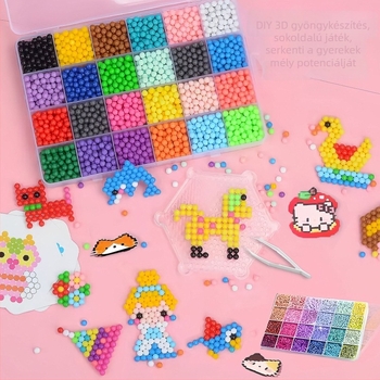 3D puzzle gyerekeknek — DIY műanyag elemek, 14 éves kortól, uniszex