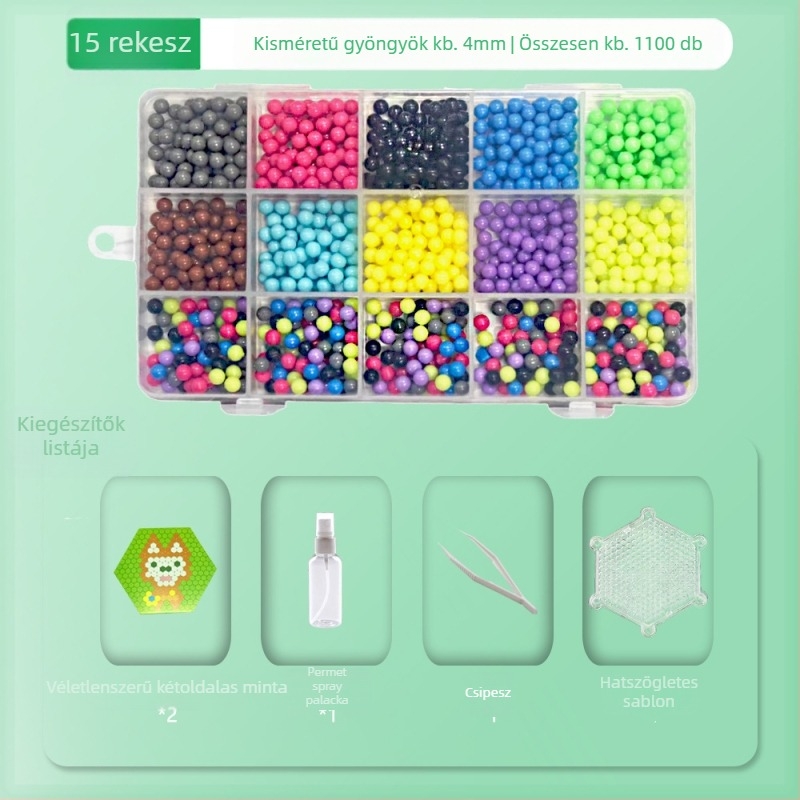 3D puzzle gyerekeknek — DIY műanyag elemek, 14 éves kortól, uniszex