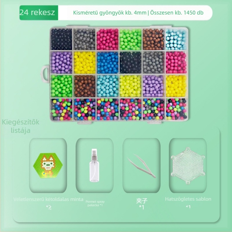 3D puzzle gyerekeknek — DIY műanyag elemek, 14 éves kortól, uniszex
