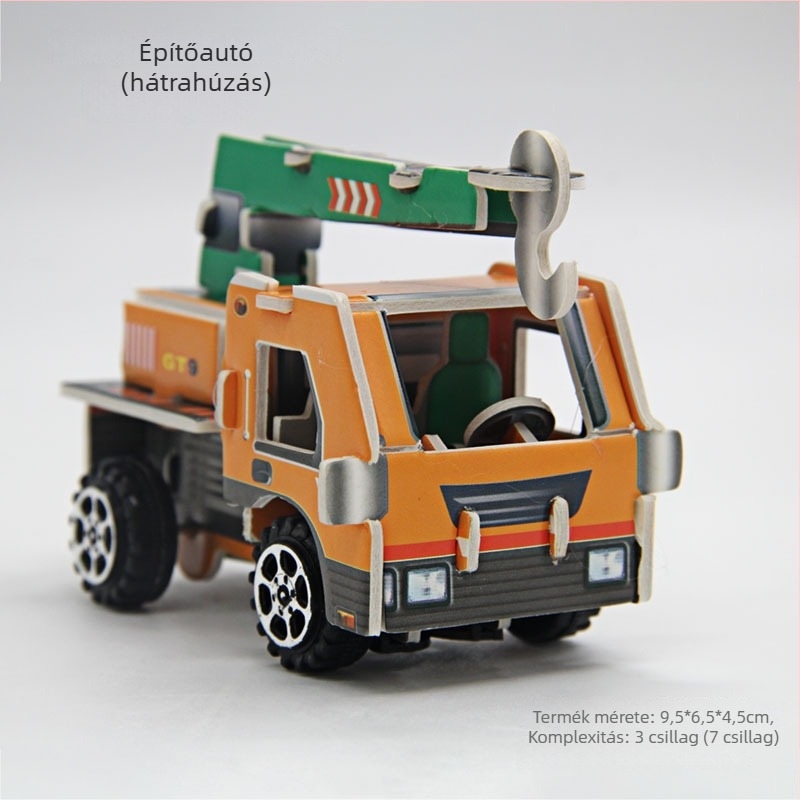 3D papíralapú puzzle 4–6 éveseknek, testreszabható minták