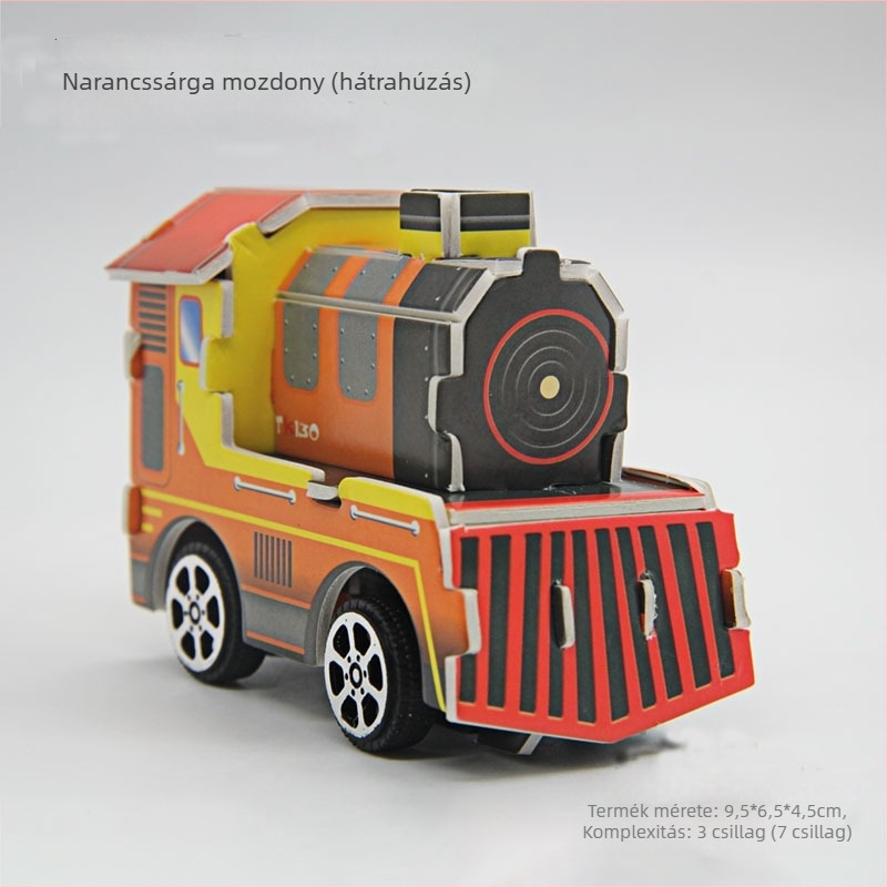 3D papíralapú puzzle 4–6 éveseknek, testreszabható minták