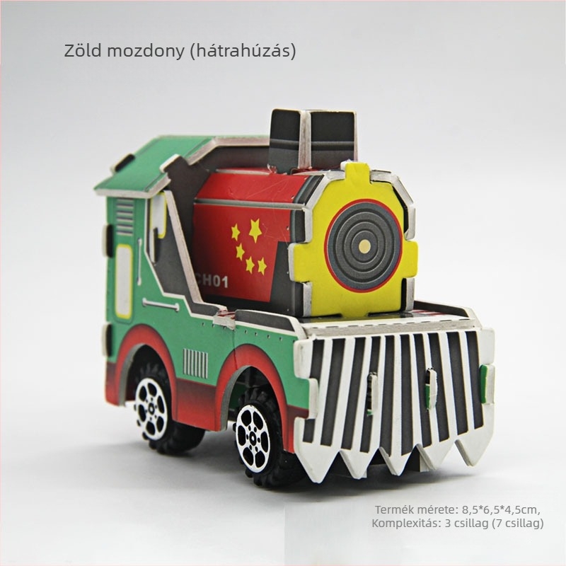 3D papíralapú puzzle 4–6 éveseknek, testreszabható minták