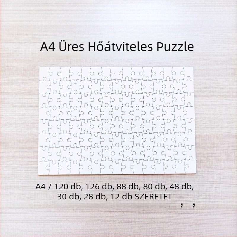 DIY üres puzzle – Papír, Yijia márka, 7–14 éves korosztály, Illusztrációk és táblák