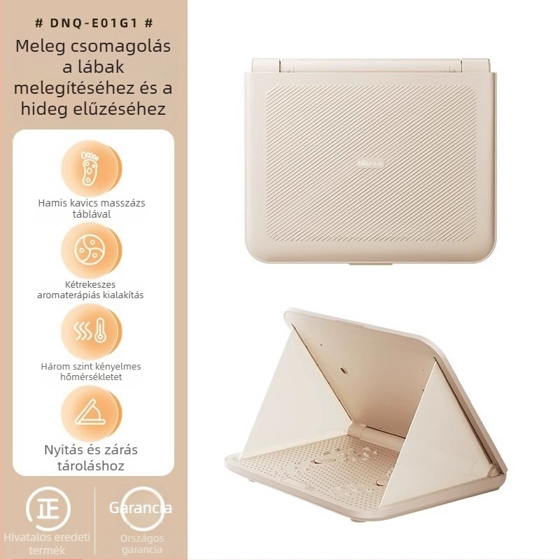 Bear DNQ-E01G1 Lábmelegítő — hordozható irodai lábmelegítő az íróasztal alatt, téli melegítés, 220V, 125W, plug-in