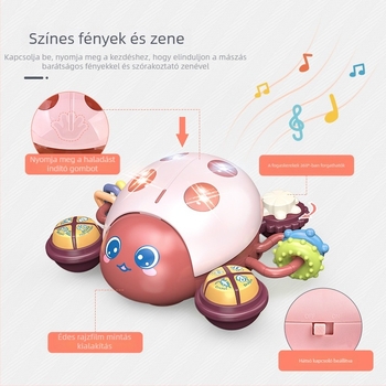 Ladybug Baba – korai nevelési történet-gép zenével, interaktív szülő-gyermek játékkal, világítás, elemes működés (0–3 év)