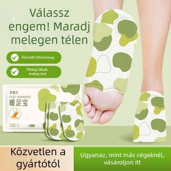 Viselhető Mugwort lábmelegítő folt — USB-ellátású papucs, uniszex, sarokkal