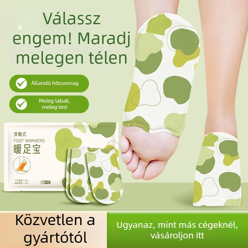 Viselhető Mugwort lábmelegítő folt — USB-ellátású papucs, uniszex, sarokkal