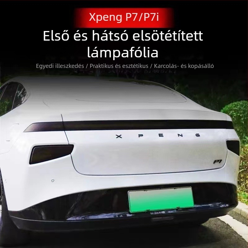 TPU színváltoztató film a Xiaopeng P7/P7i első és hátsó lámpáihoz