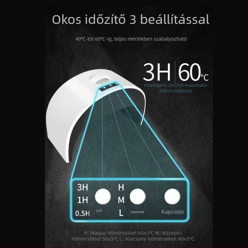 U-alakú lábmelegítő, mechanikus működés, hálózati 220V, modell LY-NJQ08001