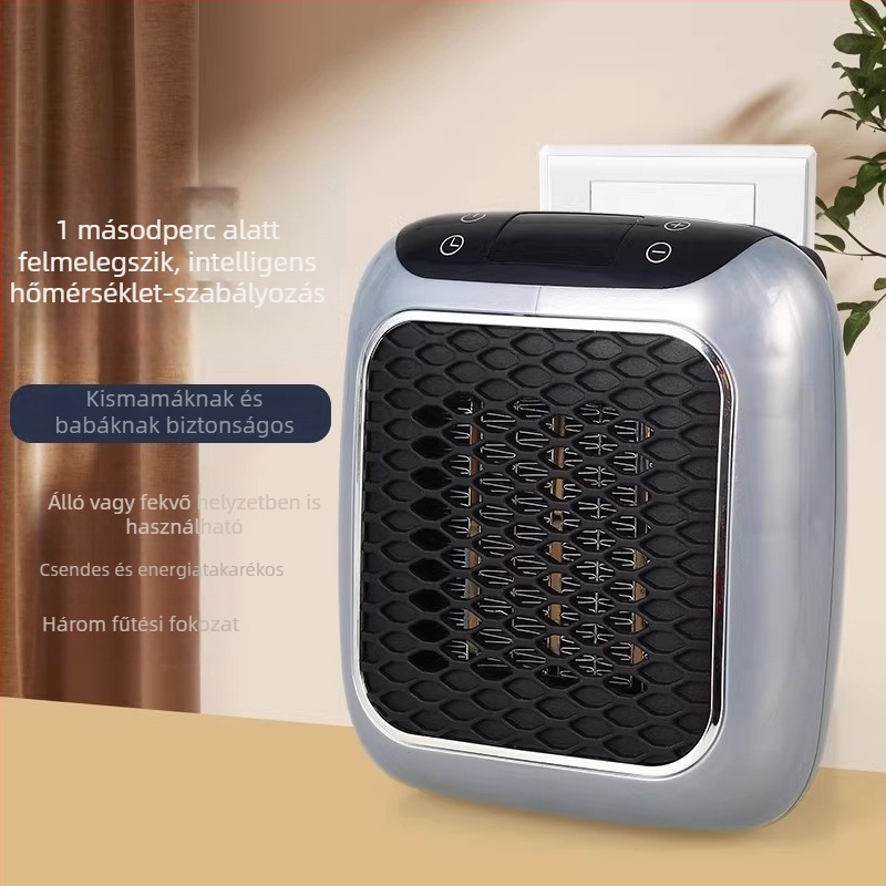 Grafén gyors felmelegedésű lábmelegítő LCD időzítővel, 800W hordozható asztali melegítő otthonra és irodába