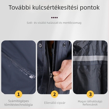 Osztható esőponcsó, vast PVC anyagból, felnőtteknek