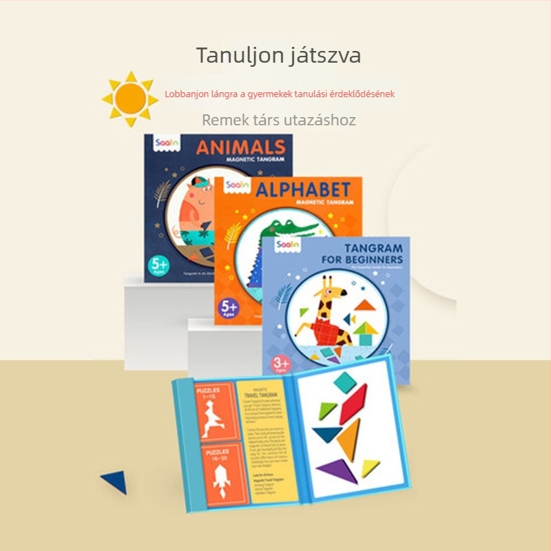 Saalin sík puzzle – Bevont papír; DIY-barát; 4–6 éveseknek; Márka: Saalin; Csomagolás: Doboz