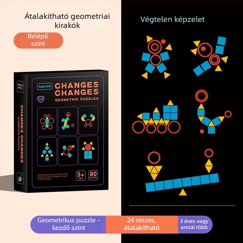 Saalin sík puzzle – Bevont papír; DIY-barát; 4–6 éveseknek; Márka: Saalin; Csomagolás: Doboz