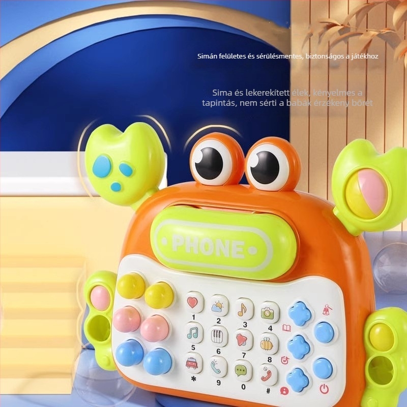 0–3 éveseknek szóló korai nevelési történetgép zenei és beszédfunkciókkal – ABS ház, elemes működés, többfunkciós oktató játék