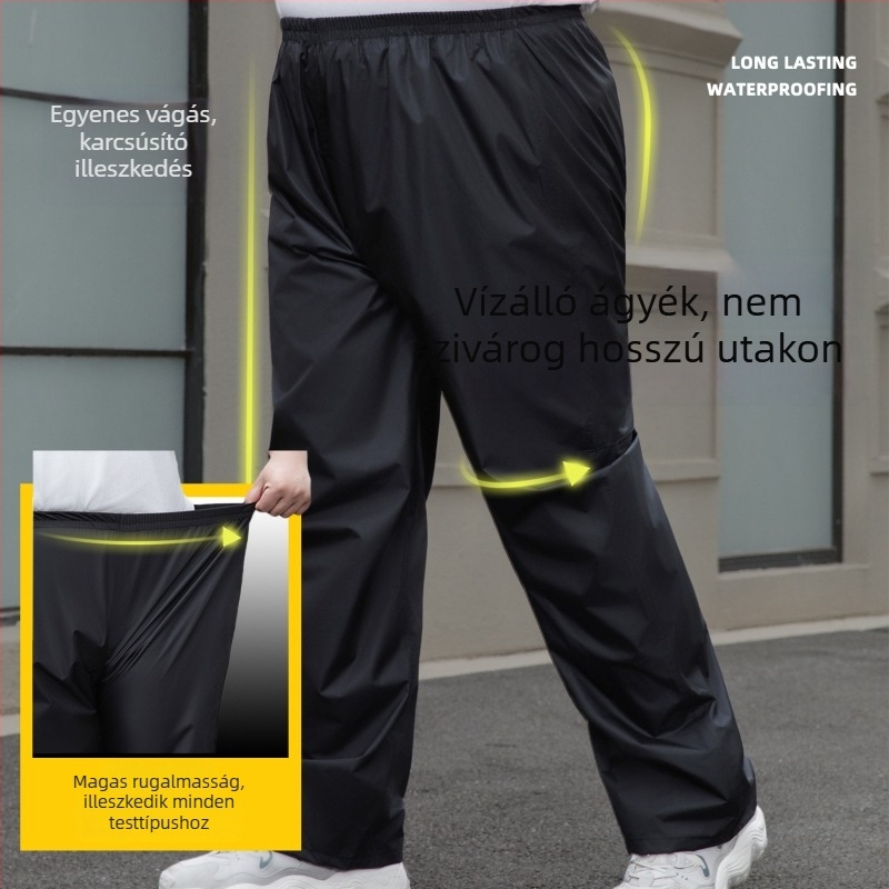 Ultra vékony esőruha szett motorkerékpár/EB kerékpárhoz, külön dzseki és nadrág, Chunya anyag, PVC vízálló réteg