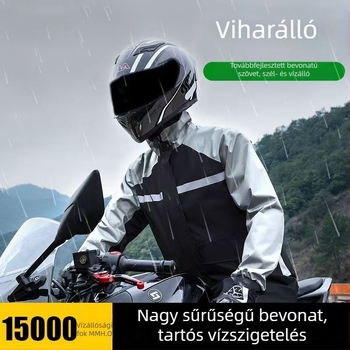 Motorkerékpáros esőkabát szett – teljes testet védő, két részes esőkabát és esőnadrág