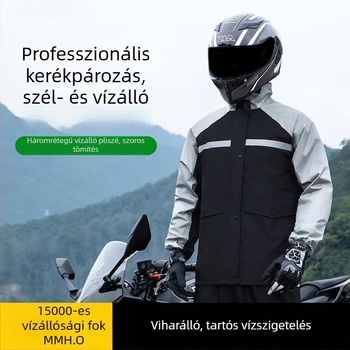 Motorkerékpáros esőkabát szett – teljes testet védő, két részes esőkabát és esőnadrág