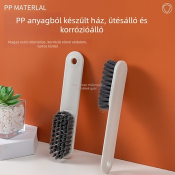 Cipőtisztító kefe, műanyag sörtékkel, fertőtlenítés, kézi, többfunkciós háztartási eszköz