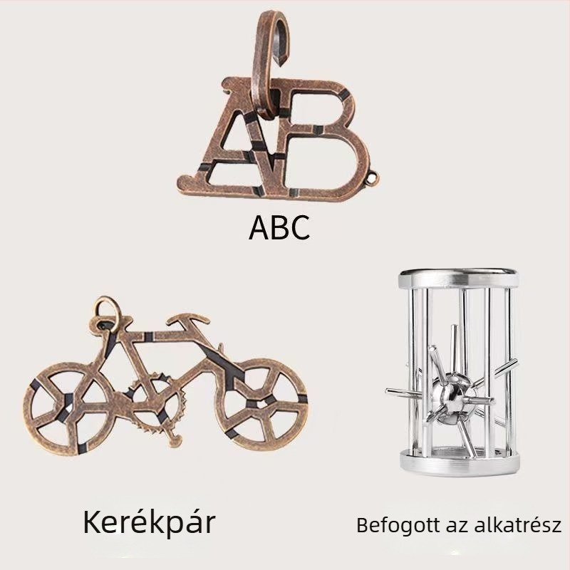 Műanyag Luban Lock kirakós játék kioldó mechanizmus, 14+