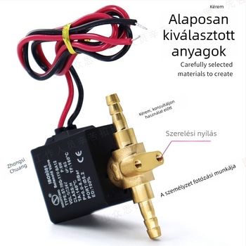 Fogorvosi szék kiegészítői — DC24V szolenoid szelep vízellátáshoz és öblítéshez, elektromos vezérlés