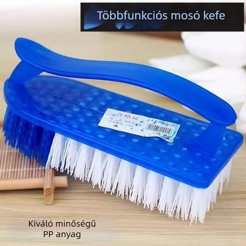Műanyag tisztító kefe, kemény sörtéjű, mosáshoz, padlóhoz és cipőkhöz; fürdőszobai használat; esőcsizma vízálló fedele
