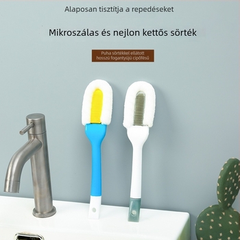 Hosszú nyeletű nejlon cipőseprő – DOINN, magáncímkézésre kész, többfunkciós tisztítás (gondozás, szagtalanítás, dekontamináció)