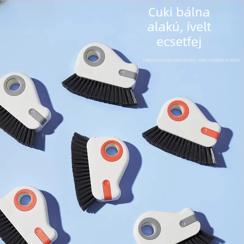 Ablak és ajtó közötti részek tisztító ecset — műanyag kivitel